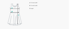 White Daises Skater Dress